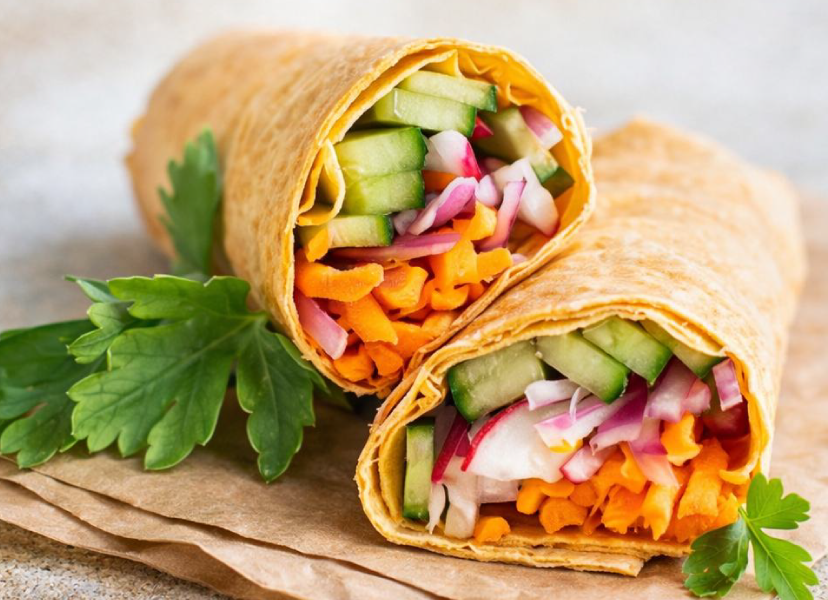 Carrot Millet Wrap